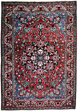 1940 BIBIBAF BAKHTIARI RUG 4’ 9” x 6’ 9” (MED.FEA.275)