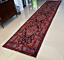 1960 PERSIAN NAHAVAND RUG 3’ 6” x 16’ 4” (FEA.RUN.312)