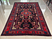 1960 NAHAVAND RUG 5’ 3” x 9’ 2” (MED.FEA.356)