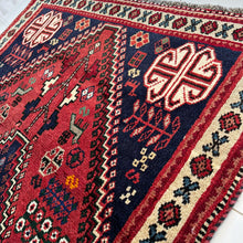 1970 SHIRAZ RUG 3’ 4” x 4’ 7” (MED#165)