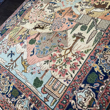 1930 TABRIZ RUG 4’ 7” x 6’ 5” (FEA#790)