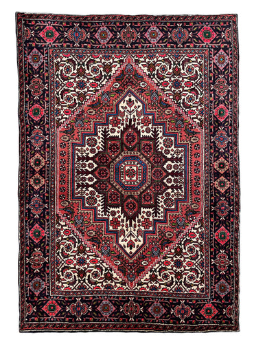 1960 BIDJAR RUG 3’ 3” x 4’ 9” (MED.FEA.1275)