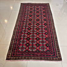 1940 BALUCH RUG 3’ 3” x 6’ 5” (MED#6406)