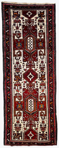 1950 SHAHSAVAN RUG 3’ 8” x 9’ 6” (RUN.5912)