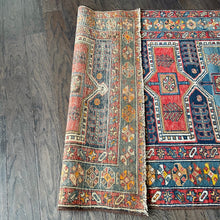 1930 SHAHSAVAN RUG 3’ 10” x 6’ 1” (MED/FEA#7216)