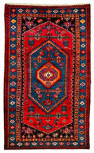 1930 ZANJAN RUG 4’ 3” x 7’ 1” (MED.FEA.145-1)