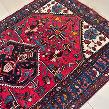 1930 BAKHTIARI RUG 4’ 4” x 6’ 5 (MED.FEA.6786)