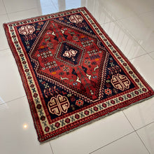 1970 SHIRAZ RUG 3’ 4” x 4’ 7” (MED#165)