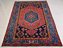 1930 ZANJAN RUG 4’ 4” x 6’ 6” (MED.FEA.959)