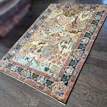 1930 TABRIZ RUG 4’ 7” x 6’ 5” (FEA#790)