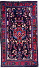 1960 NAHAVAND RUG 5’ 3” x 9’ 2” (MED.FEA.356)