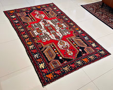 1930 SHAHSAVAN RUG 4’ x 6’ 6” (MED.118)