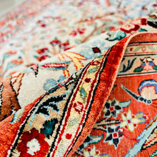 1970 SILK QOM RUG 3’ 4” x 5’ (MED.FEA.500)