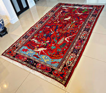 1950 BIDJAR RUG 4’ 6” x 7’ 6” (MED.FEA.422)