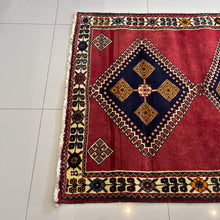 1970 SHIRAZ RUG 3’ 9” x 5’ 10” (MED#179)