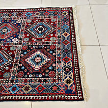 1970 YALAMEH RUG 3’ 5” x 5’ (MED.FEA.2951)