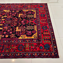 1960 NAHAVAND RUG 5’ 10” x 10’ 7” (LAR.FEA.358)