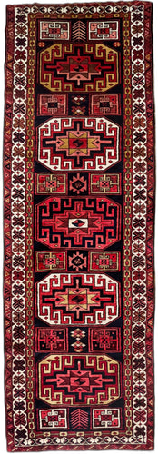 1940 BARJID (SHAHSAVAN) RUG 3’ 8” x 11’ (RUN.FEA.6525)