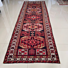 1940 BARJID (SHAHSAVAN) RUG 3’ 8” x 11’ (RUN.FEA.6525)