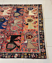 1930 SHIRAZ RUG 4’ x 6’ 3” (MED.FEA.253)