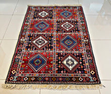 1970 YALAMEH RUG 3’ 4” x 5’ (MED.FEA.2945)