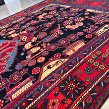 1960 NAHAVAND RUG 5’ 3” x 9’ 2” (MED.FEA.356)