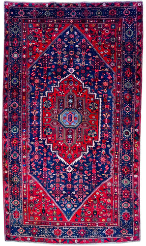 1950 BIDJAR RUG 5’ 7” x 9’ 9” (MED.FEA.1113)