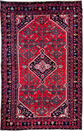 1940 HOSEYNABAD RUG 4’ 8” x 7’ 3” (MED.6056)