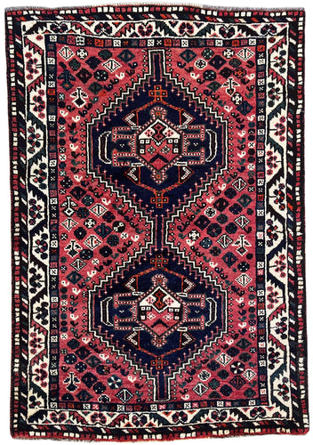 1970 SHIRAZ RUG 3’ 4” x 4’ 10” (MED.174)