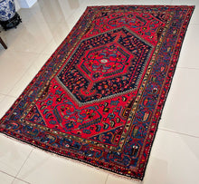 1930 ZANJAN RUG 4’ 3” x 6’ 4” (MED.FEA.111)