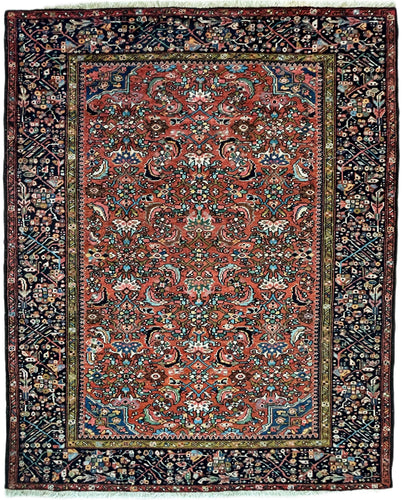 1930 QARAJEH RUG 5’ x 6’ 2” (MED.FEA.5001)