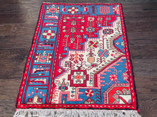 1980 NAHAVAND SAMPLER RUG 2’ 5” x 3’ 4” (SMA#6023)