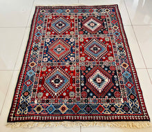 1970 YALAMEH RUG 3’ 5” x 5’ (MED.FEA.2951)