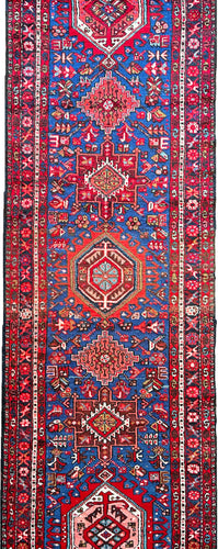 1950 QARAJEH RUG 3’ 4” x 14’ (RUN#5967)