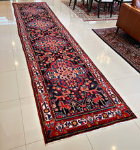 1960 PERSIAN NAHAVAND RUG 3’ 6” x 16’ (RUN.FEA.315)