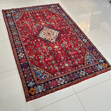 1930 AFSHAR RUG 4’ 3” x 6’ 7” (MED/FEA#53612)