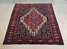 1970 BIDJAR RUG 4’ 5” x 5’ 3” (MED.FEA#2860)