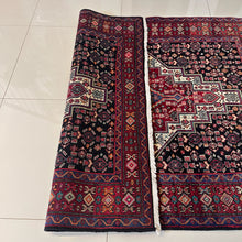 1970 BIDJAR RUG 4’ 5” x 5’ 3” (MED.FEA#2860)