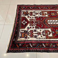 1950 SHAHSAVAN RUG 3’ 8” x 9’ 6” (RUN.5912)