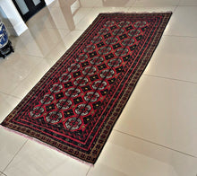 1940 BALUCH RUG 3’ 3” x 6’ 5” (MED#6406)