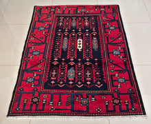 1950 BORUJERD RUG 3’ 3” x 5’ 1” (MED.1458)