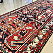 1950 ARDEBIL LENKORAN RUG 3’ 6” x 9’ 8” (RUN.FEA.6333)