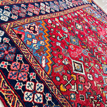 1930 AFSHAR RUG 4’ 3” x 6’ 7” (MED/FEA#53612)