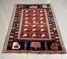 1970 SHIRAZ RUG 4’ x 5’ 3” (MED.256)