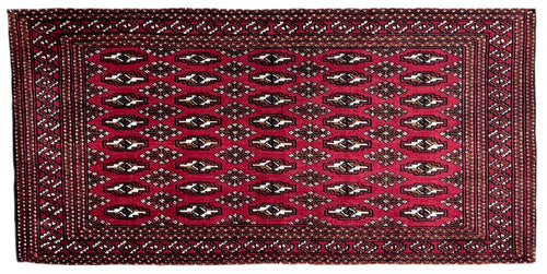 1950 TURKOMAN RUG 2’ 2” x 4’ 5” (SMA.1092)