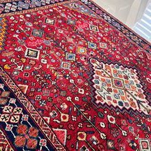 1930 AFSHAR RUG 4’ 3” x 6’ 7” (MED/FEA#53612)