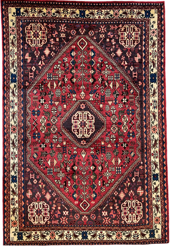 1970 ABADEH RUG 3’ 3” x 5’ (MED.FEA.168)