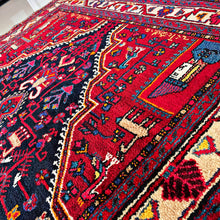 1960 TUYSERKAN RUG 4’ 9” x 8’ 6” (MED.FEA.904)