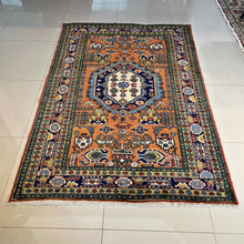 1940 ARDEBIL RUG 4’ 4” x 6’ 6” (MED.FEA#30831)