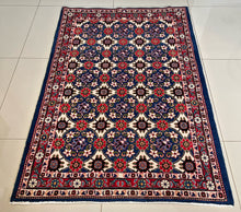 1960 PERSIAN VARAMIN RUG  3’ 3” x 5’ 1” (MED.FEA.6179)